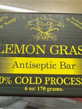 Lemon Grass Cold Pressed Raw Soap Bar